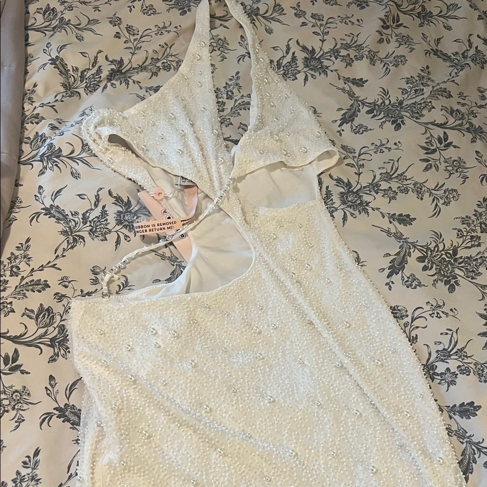 Oh Polly White Mini Dress - Picture 6 of 6